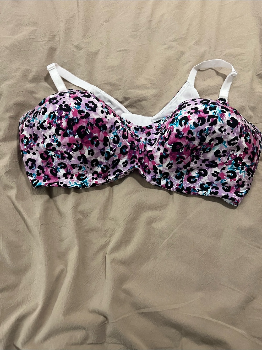 Torrid Printed Underwire Bra in Pink Leopard Print